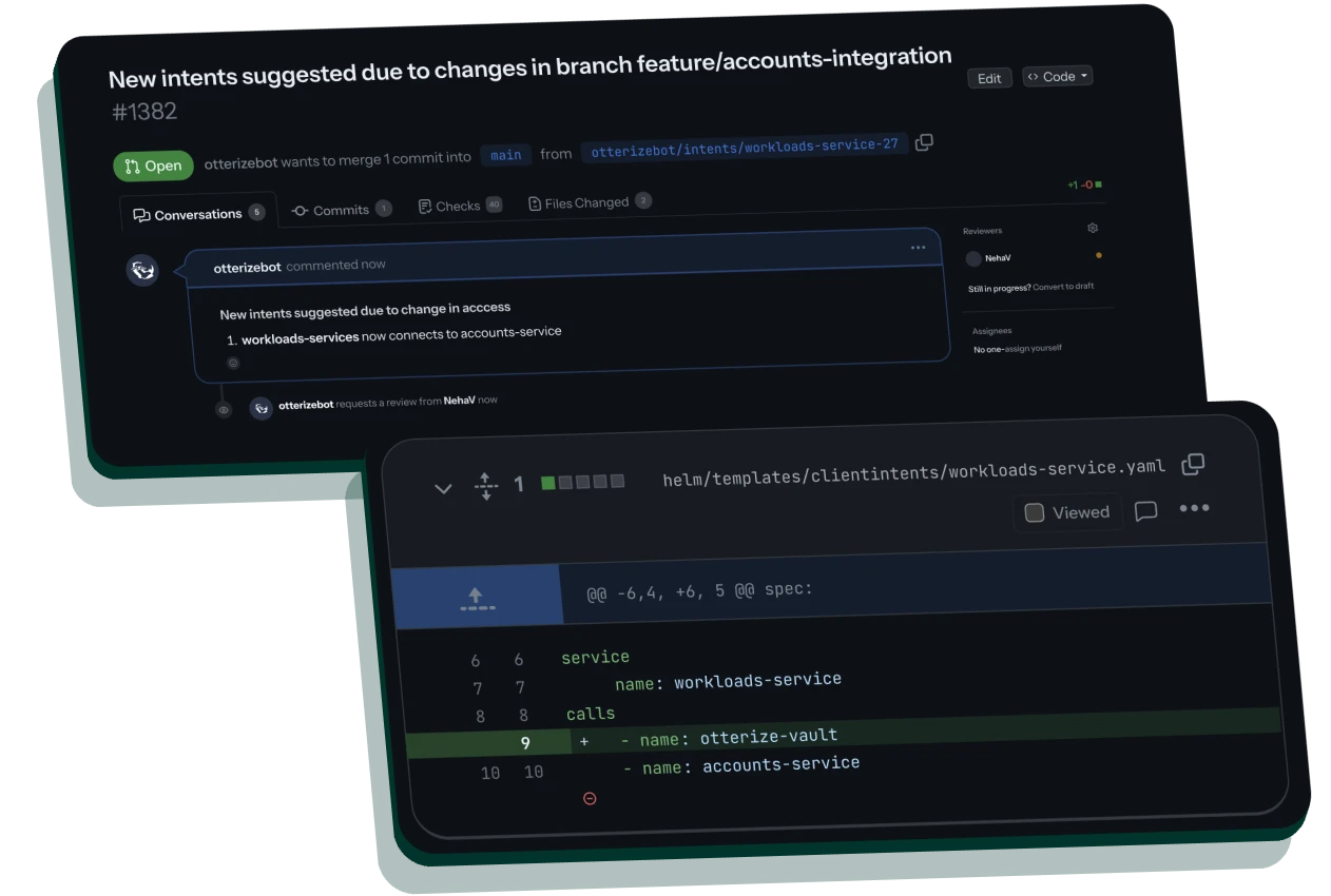 intents configuration file pull request illustration